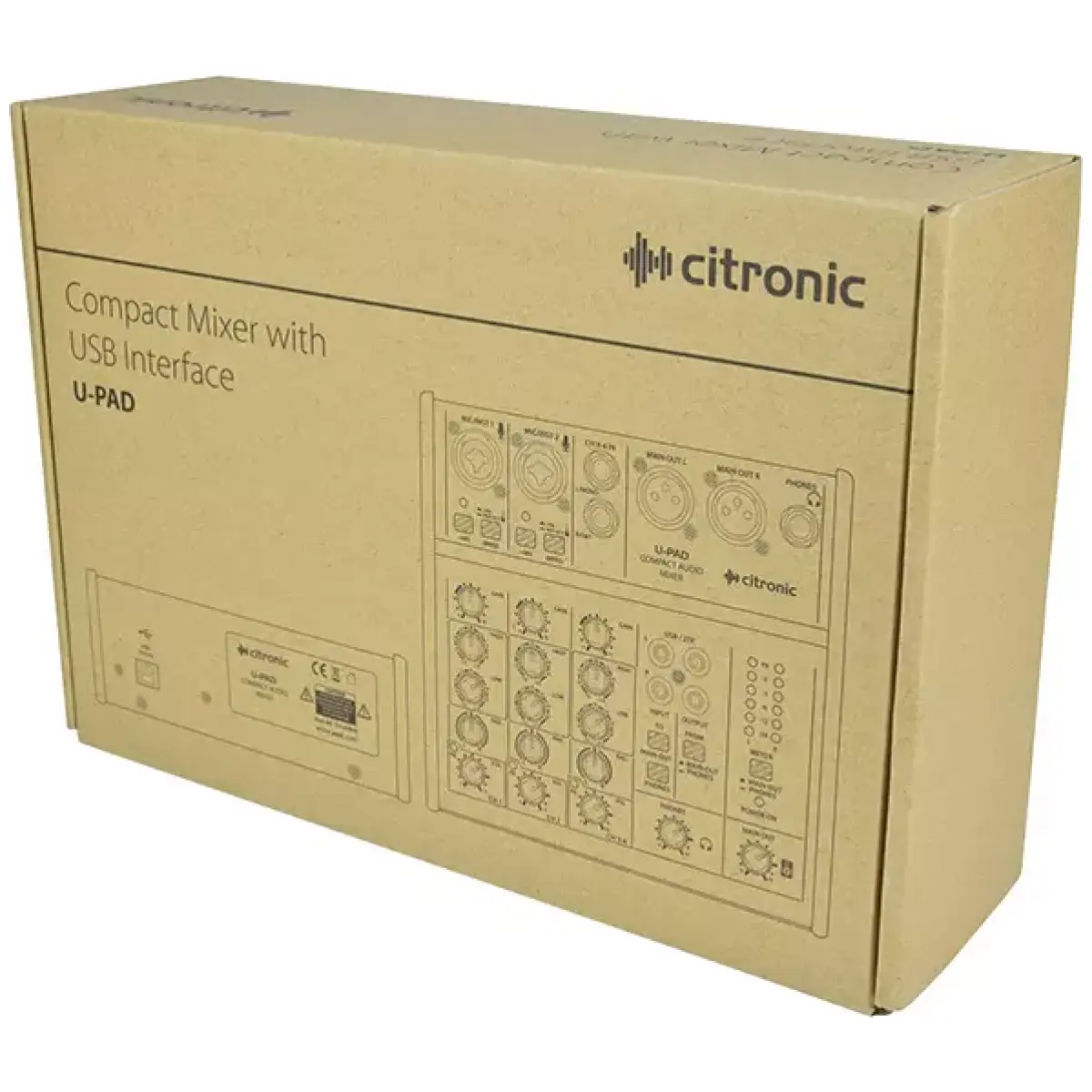 Citronic - Qtx - U - Pad Compact Music Mixer Usb Interface - Image 7