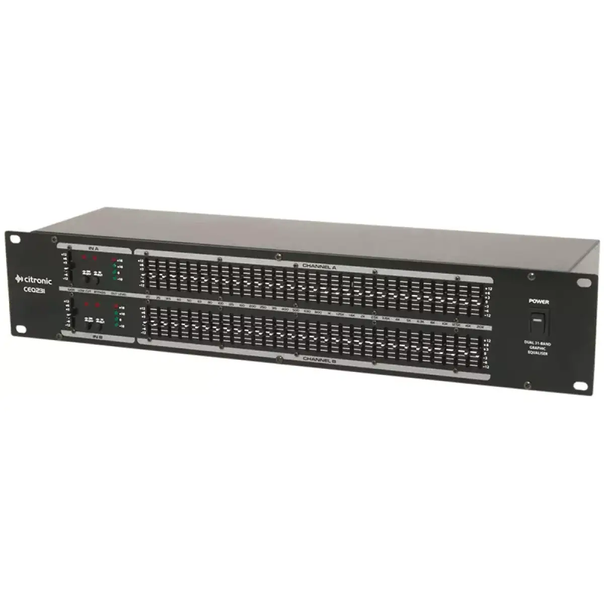 Citronic - CEQ231 DUAL 31 - Band Graphic Eq - Image 2