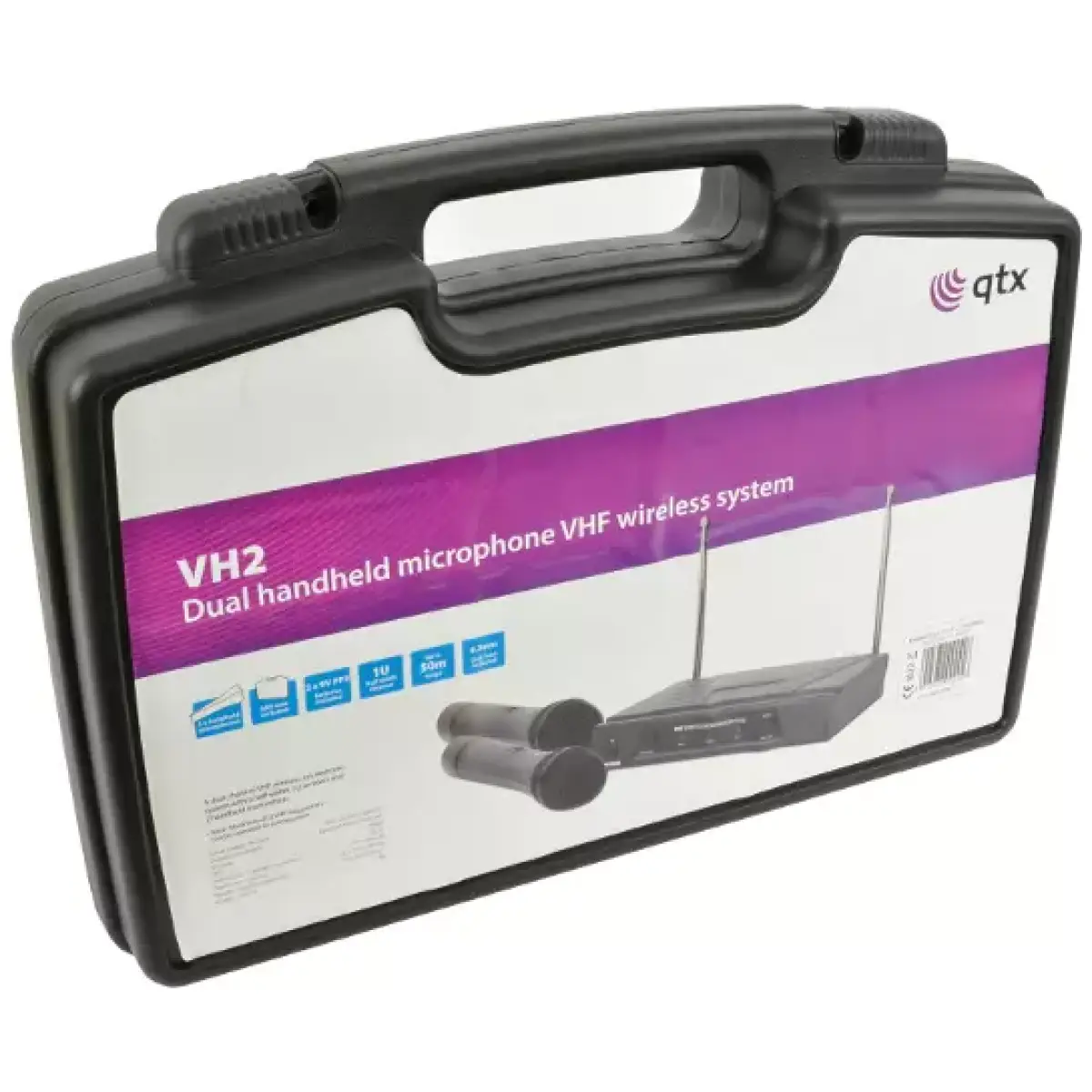 Qtx VH2 Dual Handheld Microphone Vhf 173.8 + 174.8MHZ - Image 4