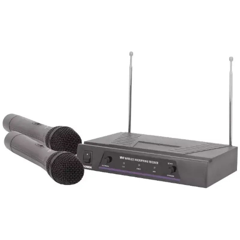 Qtx VH2 Dual Handheld Microphone Vhf 173.8 + 174.8MHZ