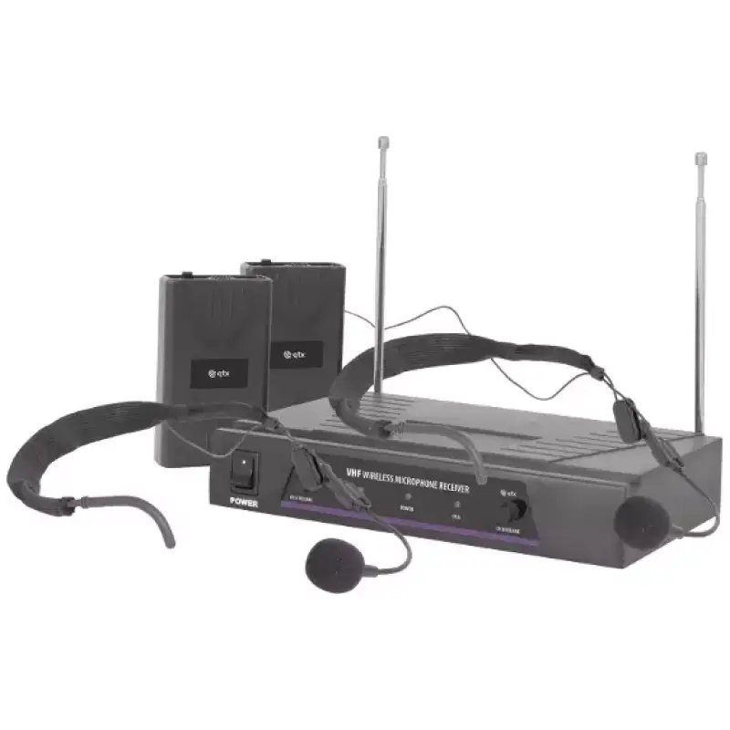 Qtx VN2 Dual Neckband Microphone Vhf 173.8 + 174.8MHZ