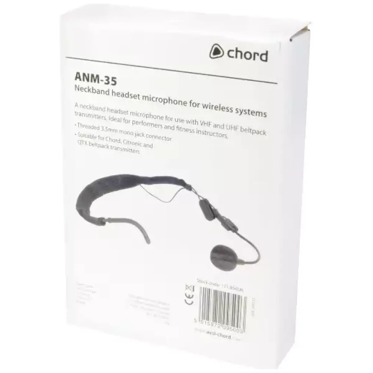 Chord Anm - 35 Neckband Microphone Black 3.5MM - Image 4