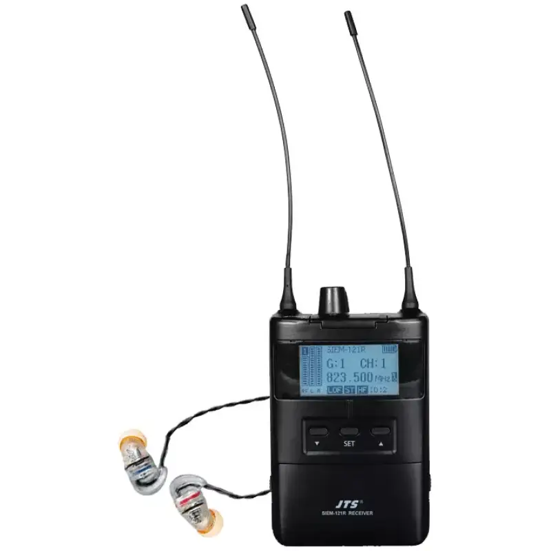 Jts Siem - 121R/IE - 1 In - Ear Monitoring System Receiver For Siem - 121T Uhf 506 - 542MHZ