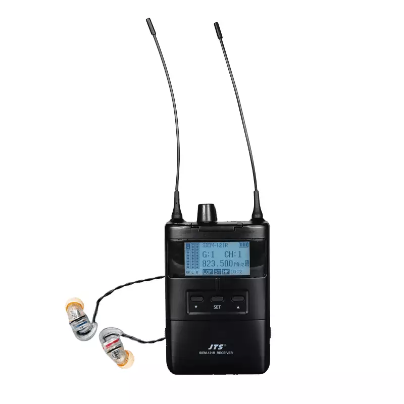 171.921JTS_1 Jts Siem - 121R/IE - 1 In - Ear Monitoring System Receiver For Siem - 121T Uhf 506 - 542MHZ - Image 1