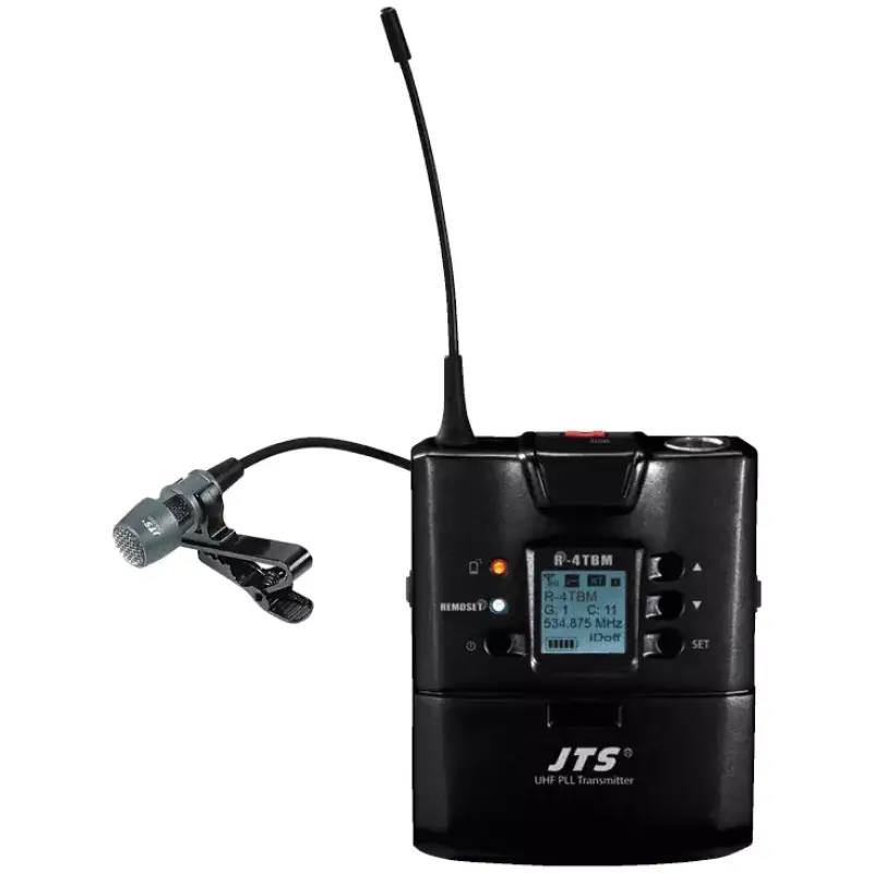 Jts R - 4TBM+CM - 501 Replacement Bodypack Microphone Diversity Uhf 614 - 650 Mhz
