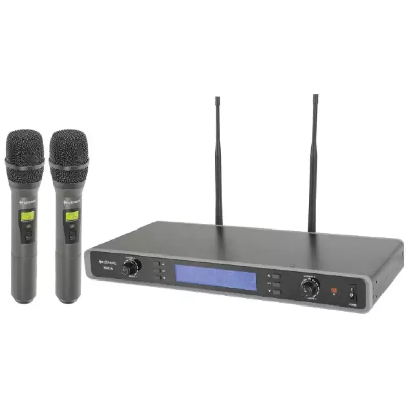 Citronic RU210 - H Dual Handheld Microphone Uhf 863 - 865MHZ