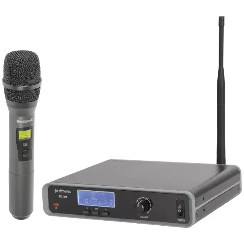 Citronic RU105 - H Handheld Microphone Uhf 863 - 865MHZ