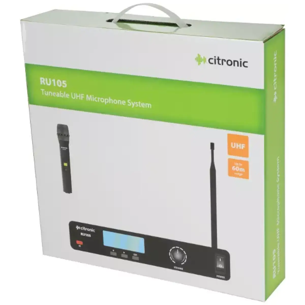 Citronic RU105 - H Handheld Microphone Uhf 863 - 865MHZ - Image 8