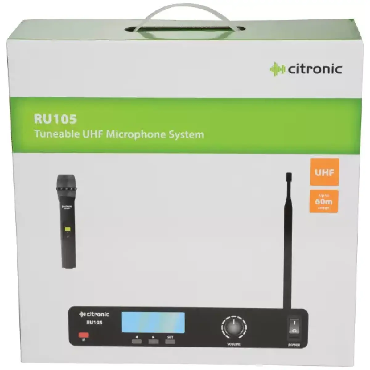 Citronic RU105 - H Handheld Microphone Uhf 863 - 865MHZ - Image 9