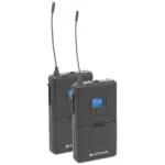 Citronic RU210 - N Dual Lapel Microphone Uhf 863 - 865MHZ - Image 5