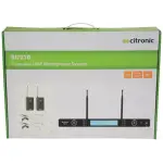 Citronic RU210 - N Dual Lapel Microphone Uhf 863 - 865MHZ - Image 8