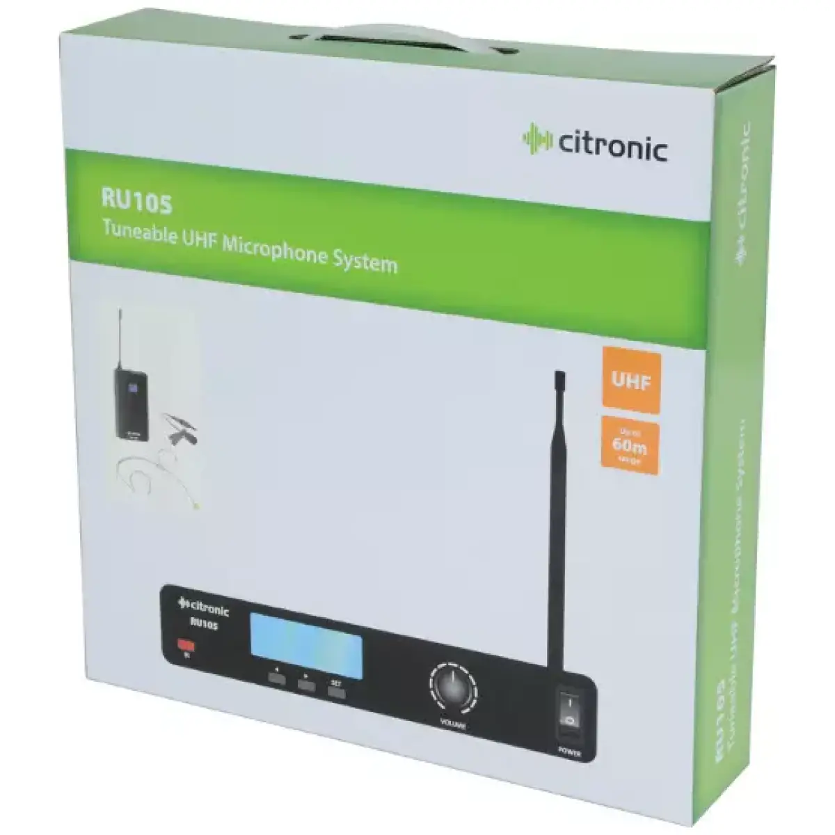 Citronic RU105 - N Lapel Microphone Uhf 863 - 865MHZ - Image 10