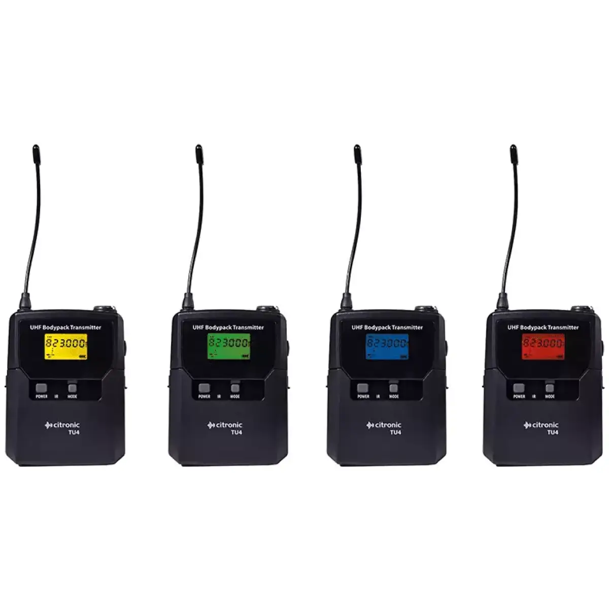 CITRONIC TU4 - L QUAD LAPEL MICROPHONE UHF 863 - 865MHZ - Image 2