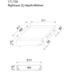 Power Dynamics - Pd - F2U 19IN 2U Case For Disco Equipment - Image 2