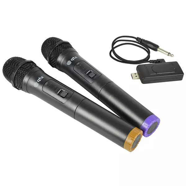 171800QX_1 Qtx U - Mic - 863.2+864.8 Dual Handheld Microphone Uhf 863.2MHZ + 864.8MHZ - Image 1