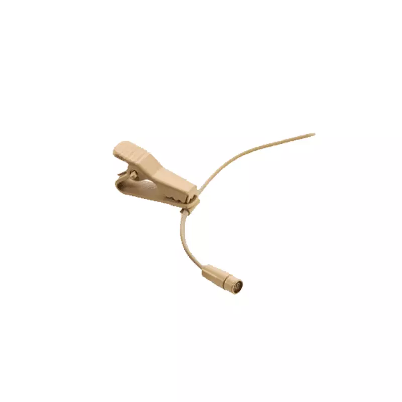 171801JTS_1 Jts Cm - 125IFC4 Sub - Miniature Lapel Microphone Beige 4 Pin Mini Xlr - Image 1