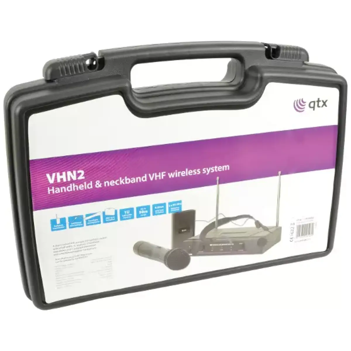 Qtx VHN2 Handheld & Neckband Microphone Vhf 173.8 + 174.8MHZ - Image 2