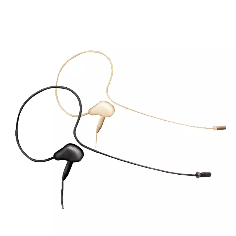 171825JTS_1 Jts Cm - 8015FC4 Sub - Miniature Earhook Microphone Beige 4 Pin Mini Xlr - Image 1