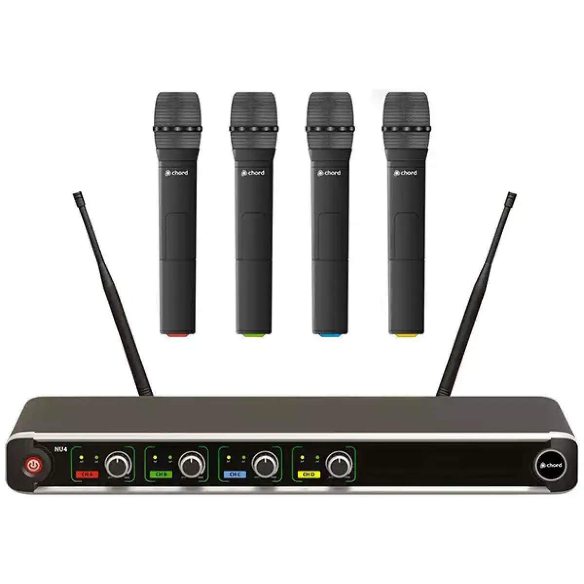 Chord NU4 - H Quad Handheld Microphone Uhf - Image 6