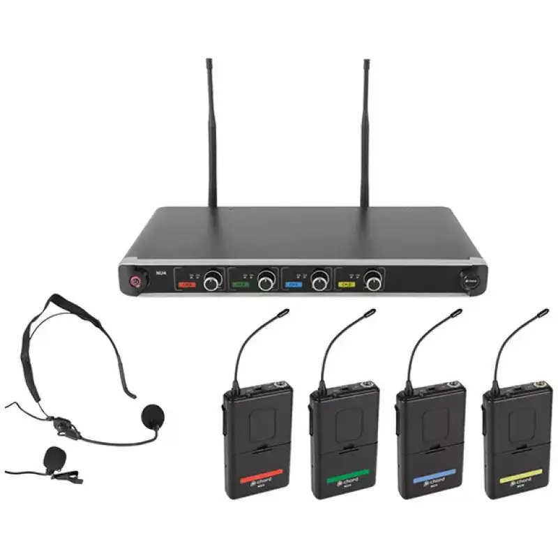 Chord NU4 - N Quad Lapel Microphone Uhf