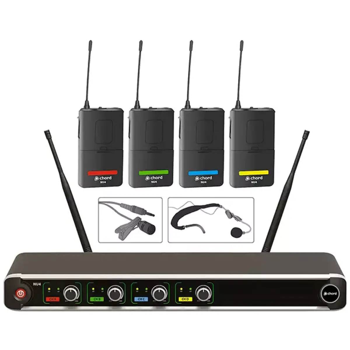 Chord NU4 - N Quad Lapel Microphone Uhf - Image 4