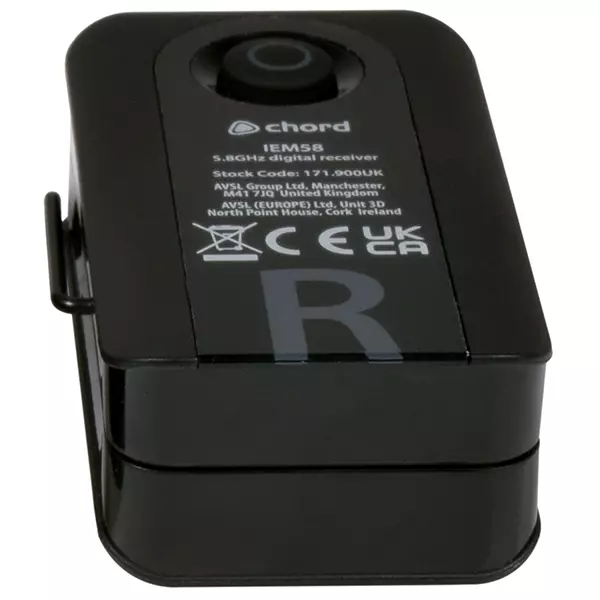 171899CD_1 Chord Rx - IEM58 In - Ear Monitoring System Receiver For IEM58 5.8GHZ - Image 1