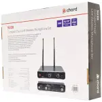 Chord SU20 - H - Rg Dual Handheld Microphone Uhf 863.42+864.3MHZ - Image 6