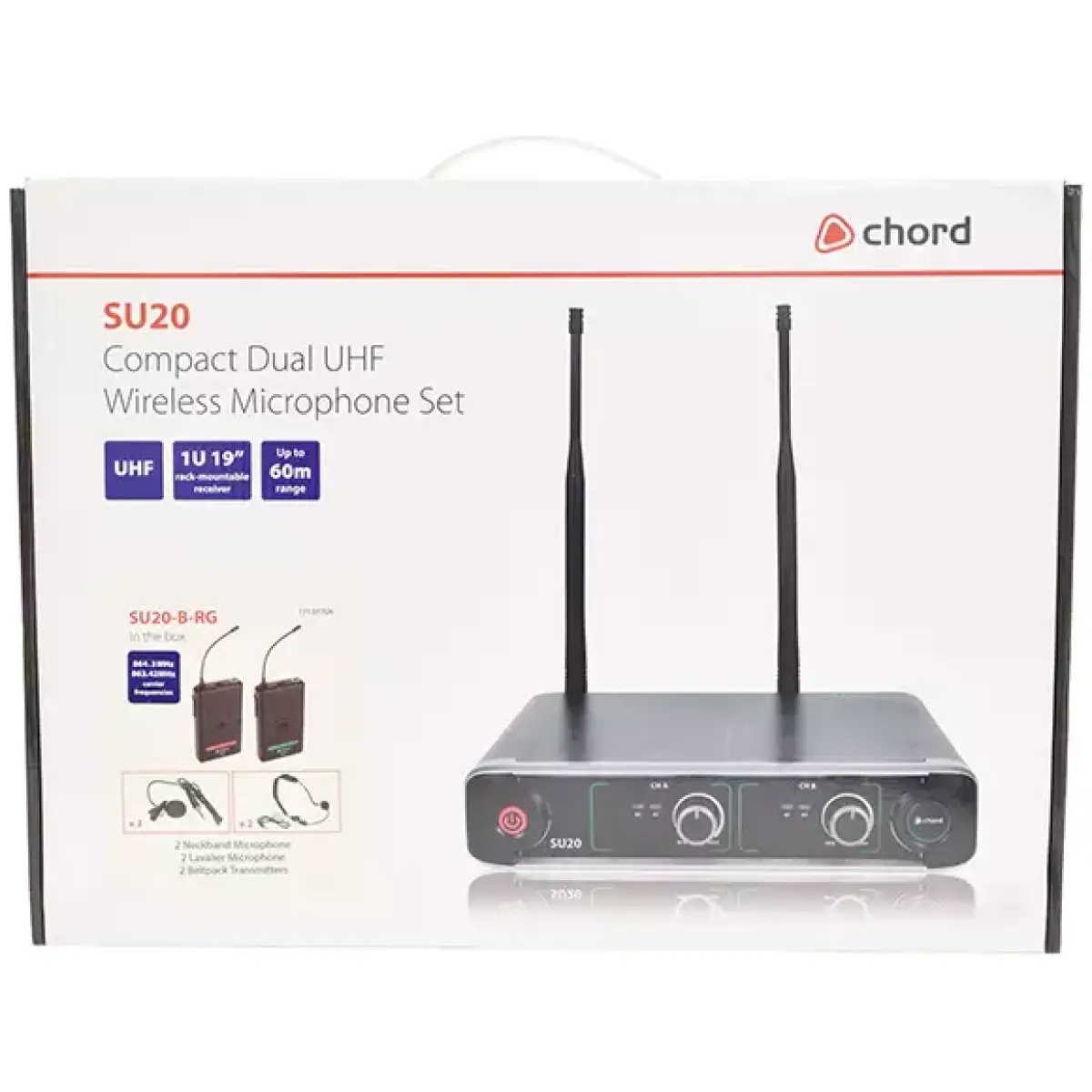 Chord SU20 - B - Rg Dual Lapel Microphone Uhf - Image 8
