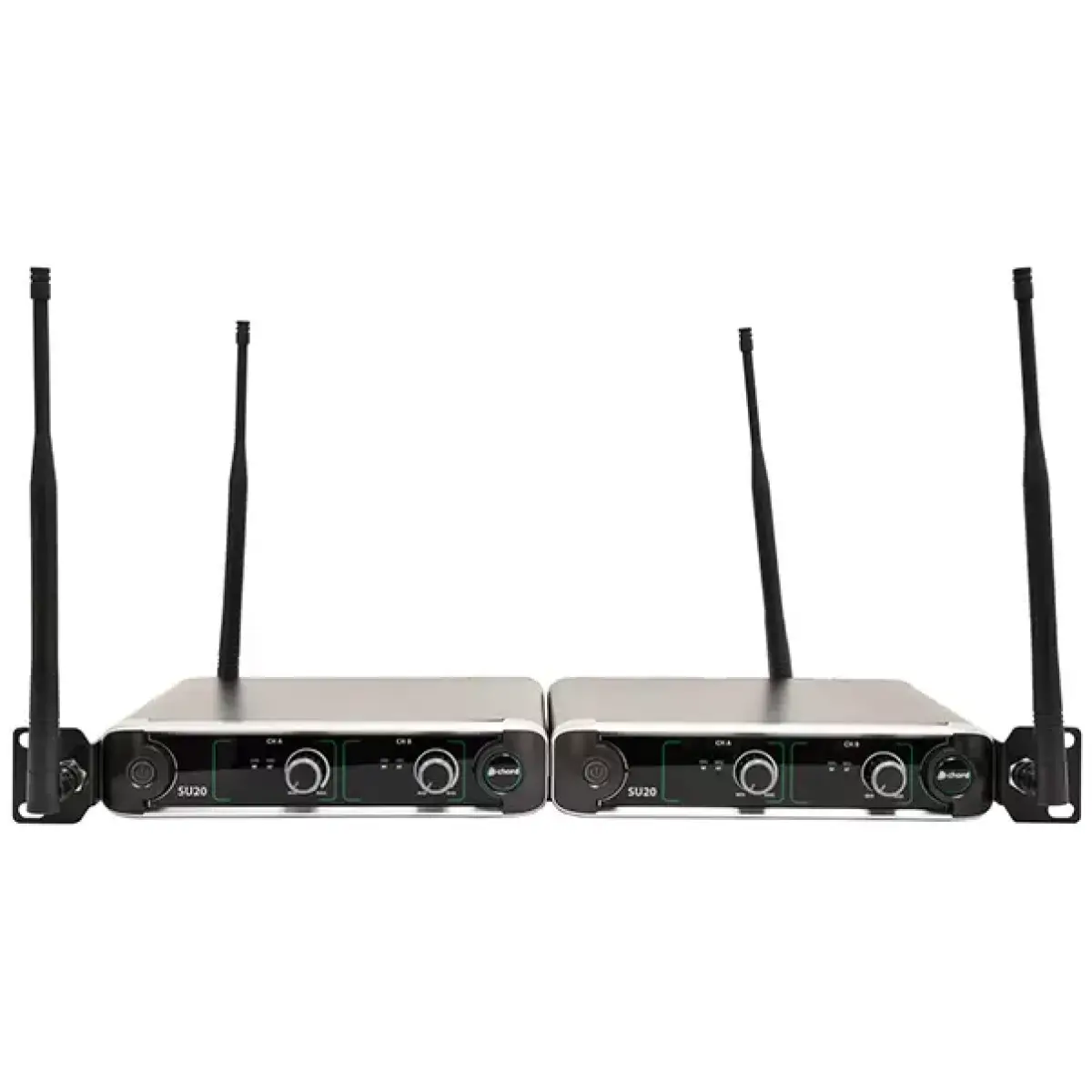 Chord SU20 - B - By Dual Lapel Microphone Uhf 864.8+863.1MHZ - Image 2