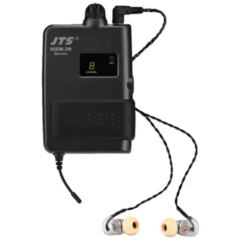 Jts Siem - 2R/IE - 1 In - Ear Monitoring System Receiver For Siem - 2R Uhf 518 - 542MHZ