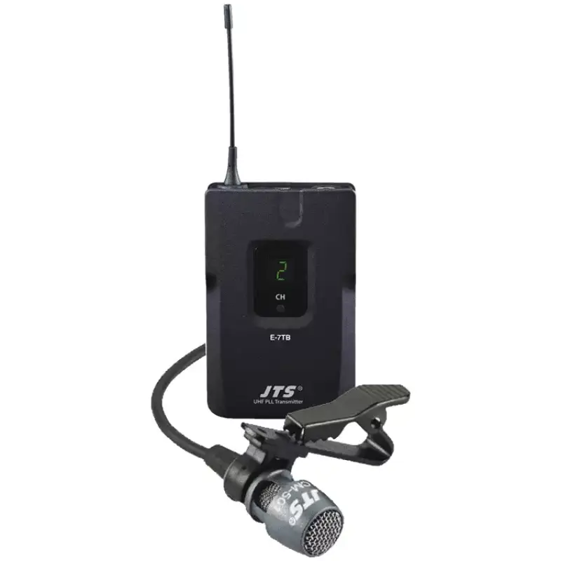 Jts E - 7TB+CM - 501 Replacement Bodypack Microphone Diversity Uhf 518 - 542 Mhz
