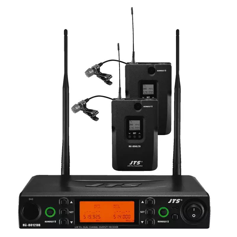 171986JTS_1-1 Jts Ru - 8012DB/RU - 850LTB+CM - 501 Dual Lapel Microphone Diversity Uhf 614 - 650MHZ - Image 1