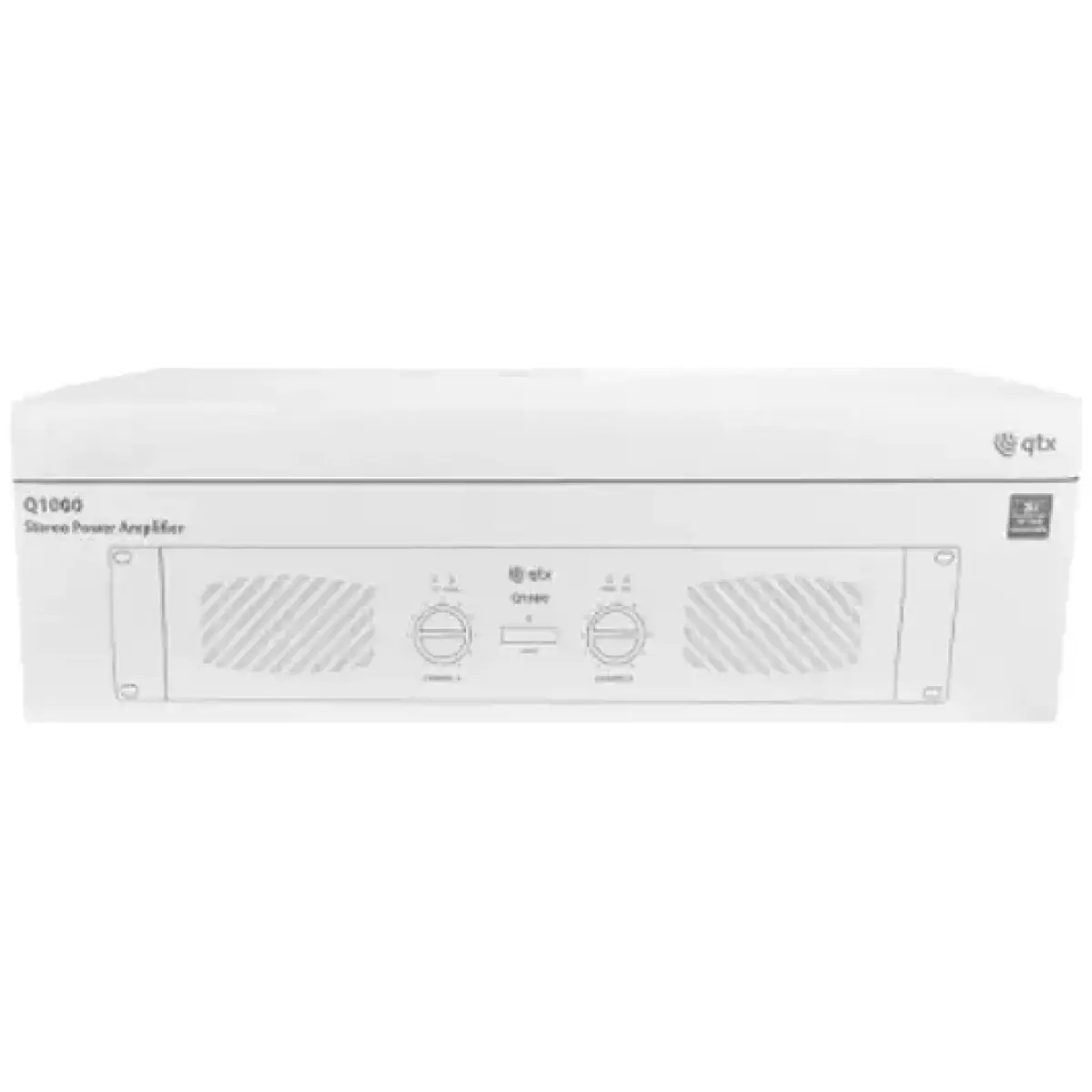 Qtx Q1000 2U Power Amplifier 2X 500W - Image 5