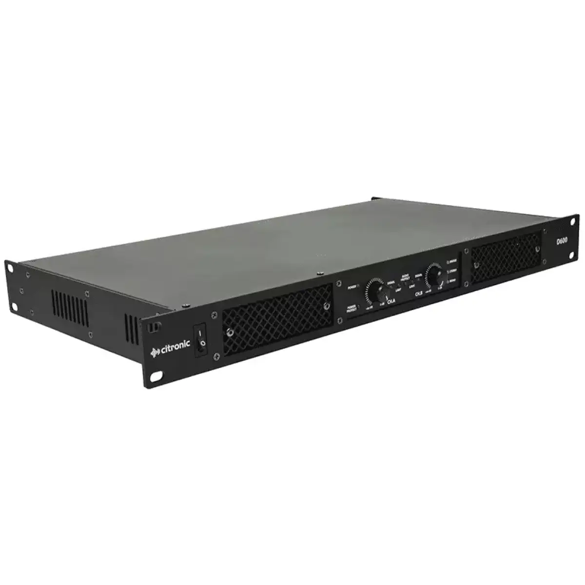 Citronic D600 1U Power Amplifier 2X 300W - Image 3