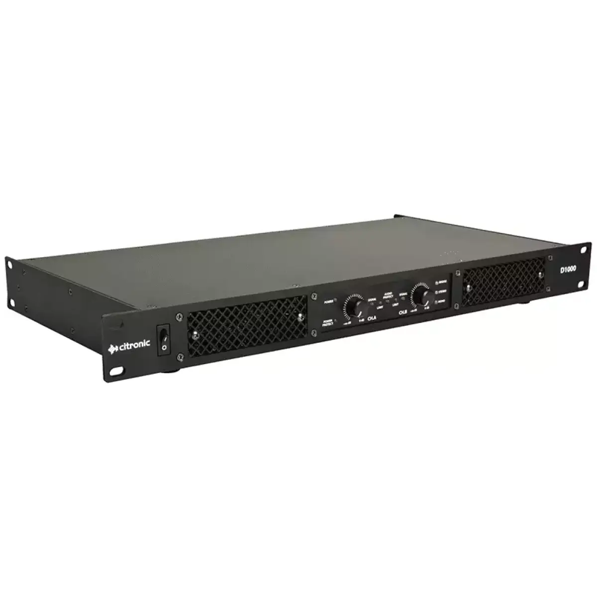 Citronic D1000 1U Power Amplifier 2X 500W - Image 2