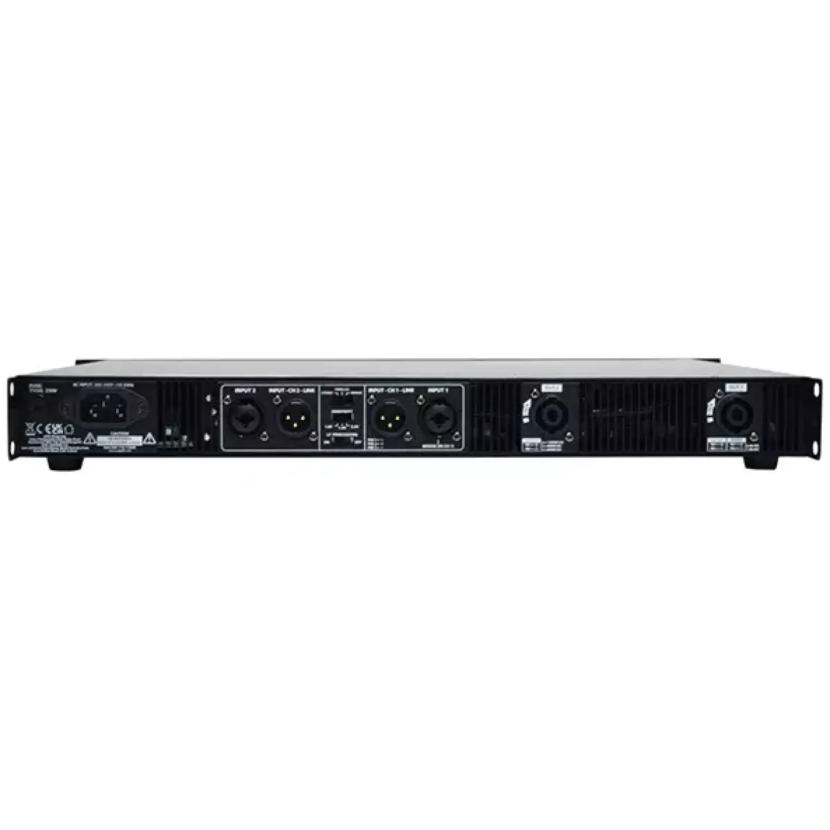 Citronic H2400 1U Power Amplifier 2X 1200W - Image 4