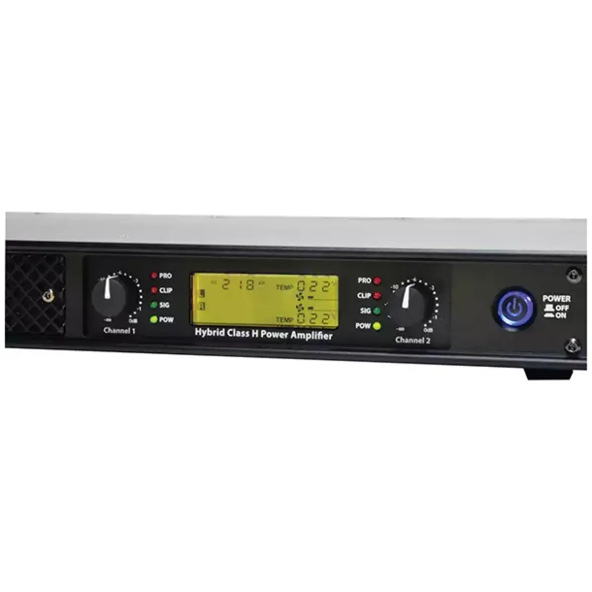 Citronic H2400 1U Power Amplifier 2X 1200W - Image 5