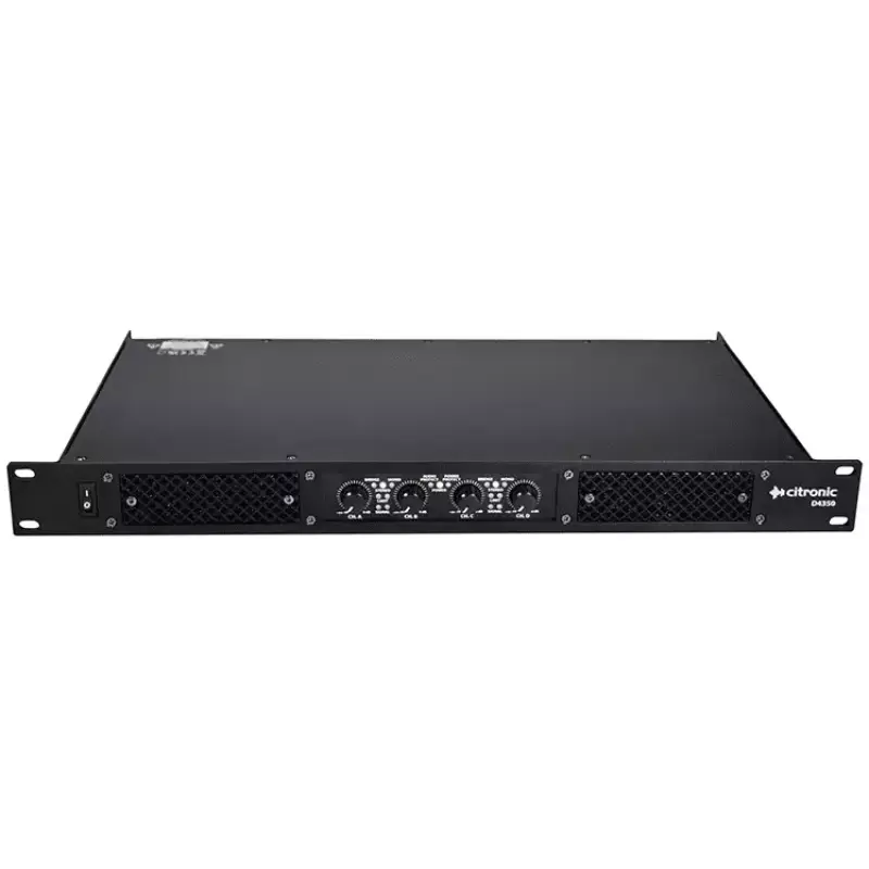 Citronic D4350 1U Power Amplifier 4X 350W