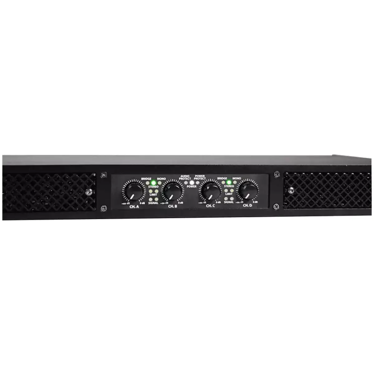 Citronic D4350 1U Power Amplifier 4X 350W - Image 2