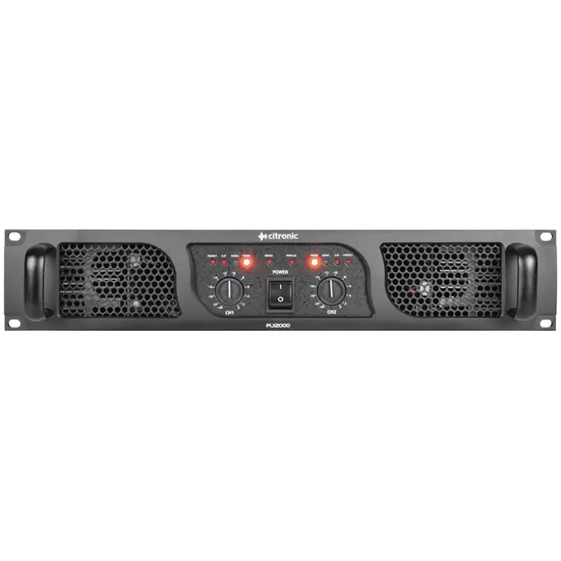 CITRONIC PLX2000 2U POWER AMPLIFIER 2X 1000W