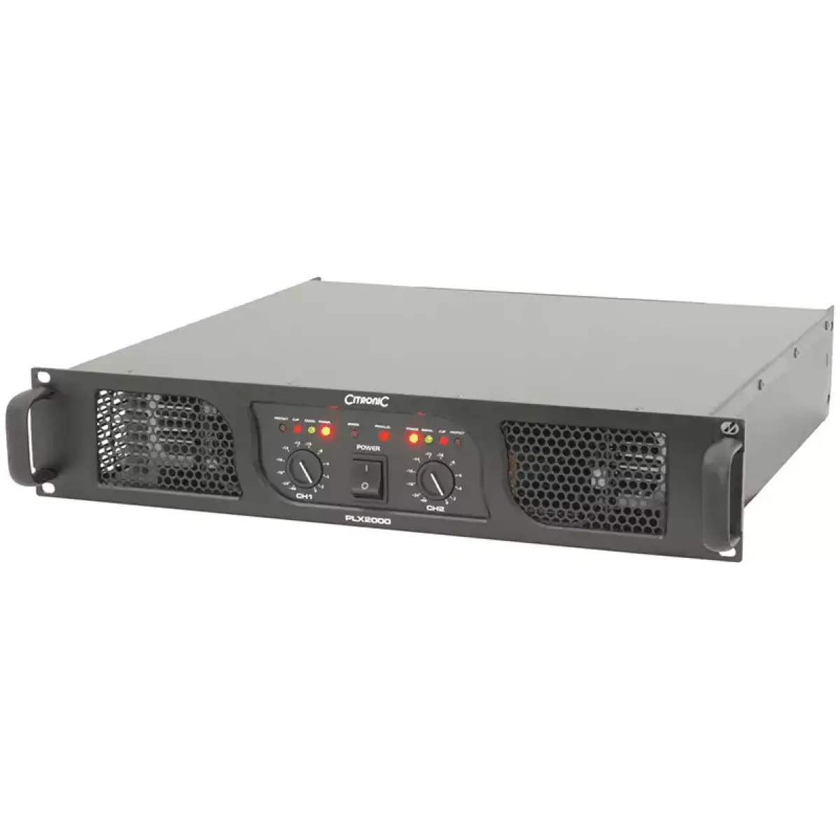 CITRONIC PLX2000 2U POWER AMPLIFIER 2X 1000W - Image 2