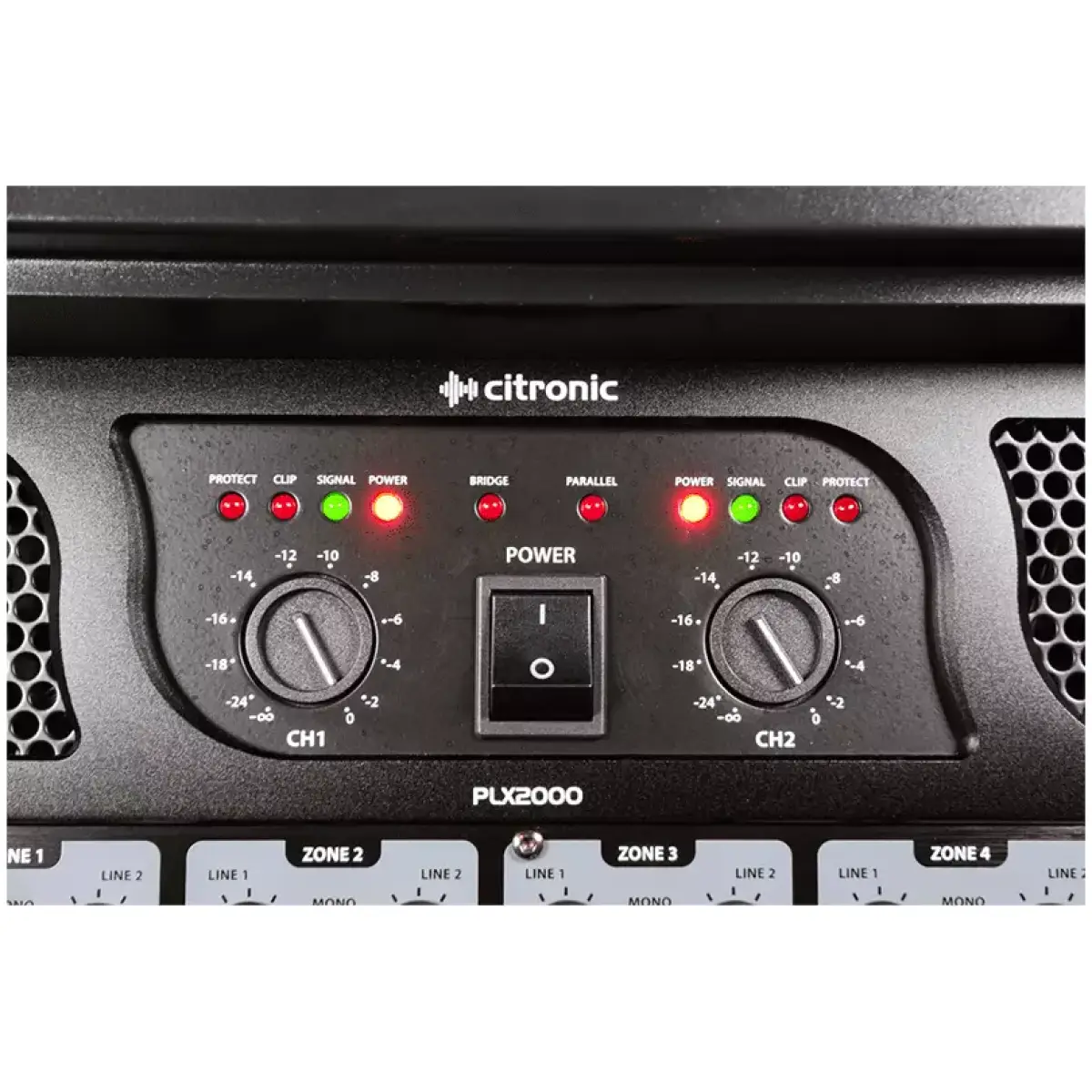 CITRONIC PLX2000 2U POWER AMPLIFIER 2X 1000W - Image 4