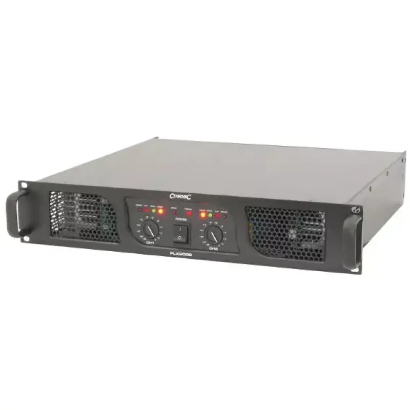 CITRONIC PLX2800 2U POWER AMPLIFIER 2X 1400W