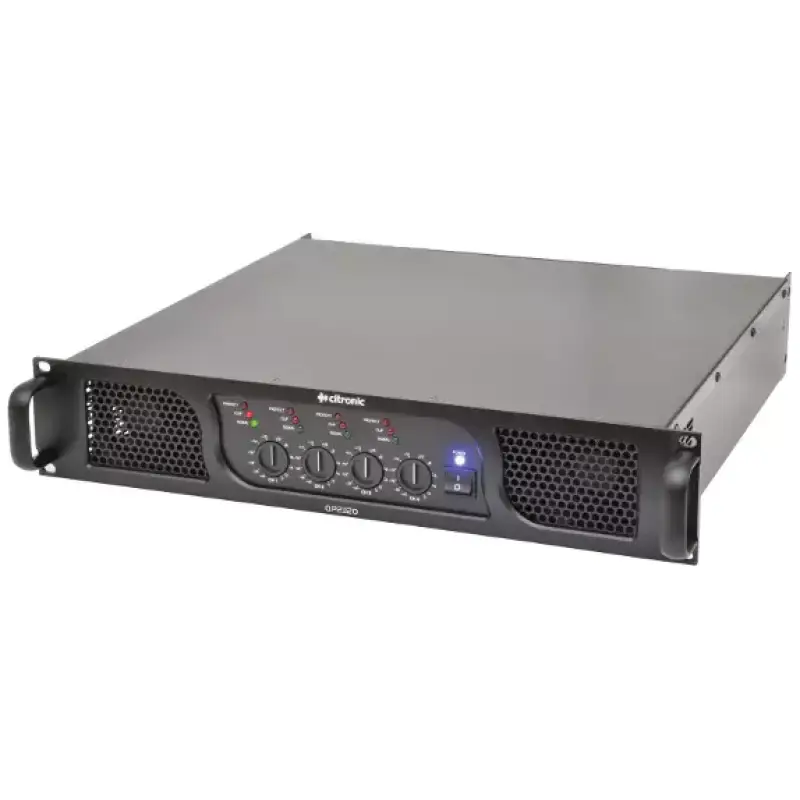 Citronic QP2320 2U Power Amplifier 4X 580W