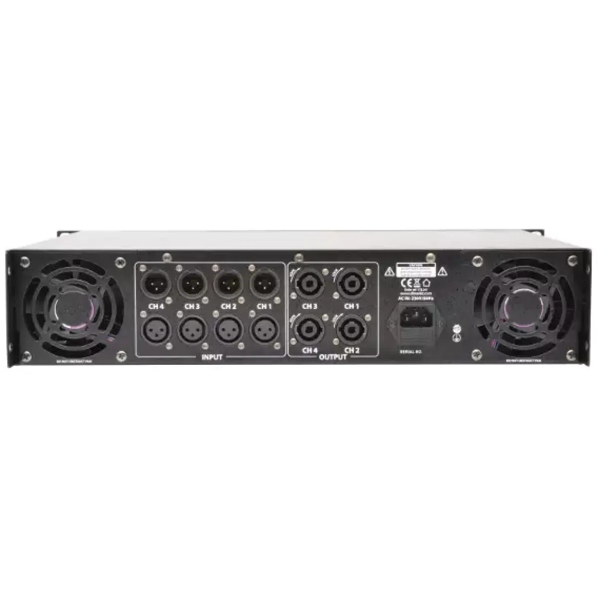 Citronic QP2320 2U Power Amplifier 4X 580W - Image 2