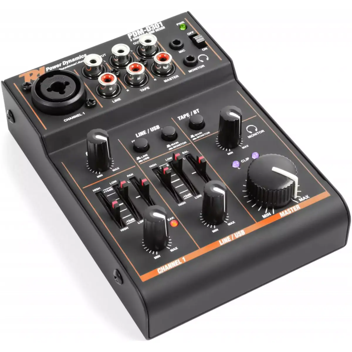 Power Dynamics - Pdm - D301 Usb Mixer - Image 2