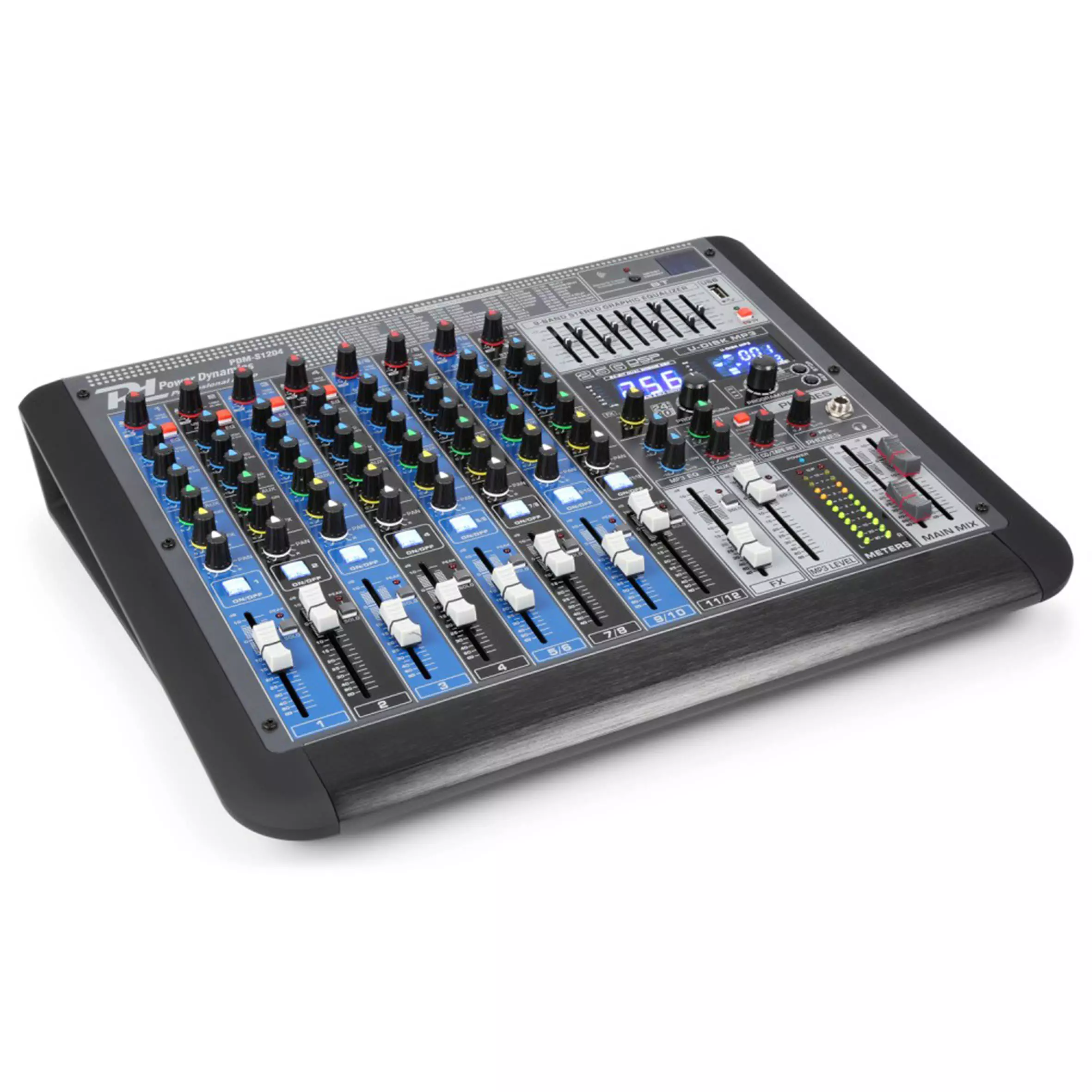 172624PDM_1 Power Dynamics - Pdm - S1204 Stage Mixer With DSP/BT/USB/MP3 - Image 1