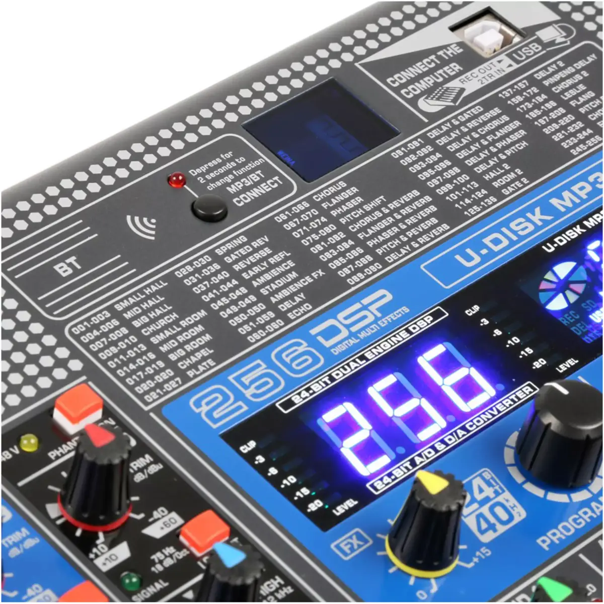 Power Dynamics - Pdm - S2004 Stage Mixer With DSP/BT/USB/MP3 - Image 4