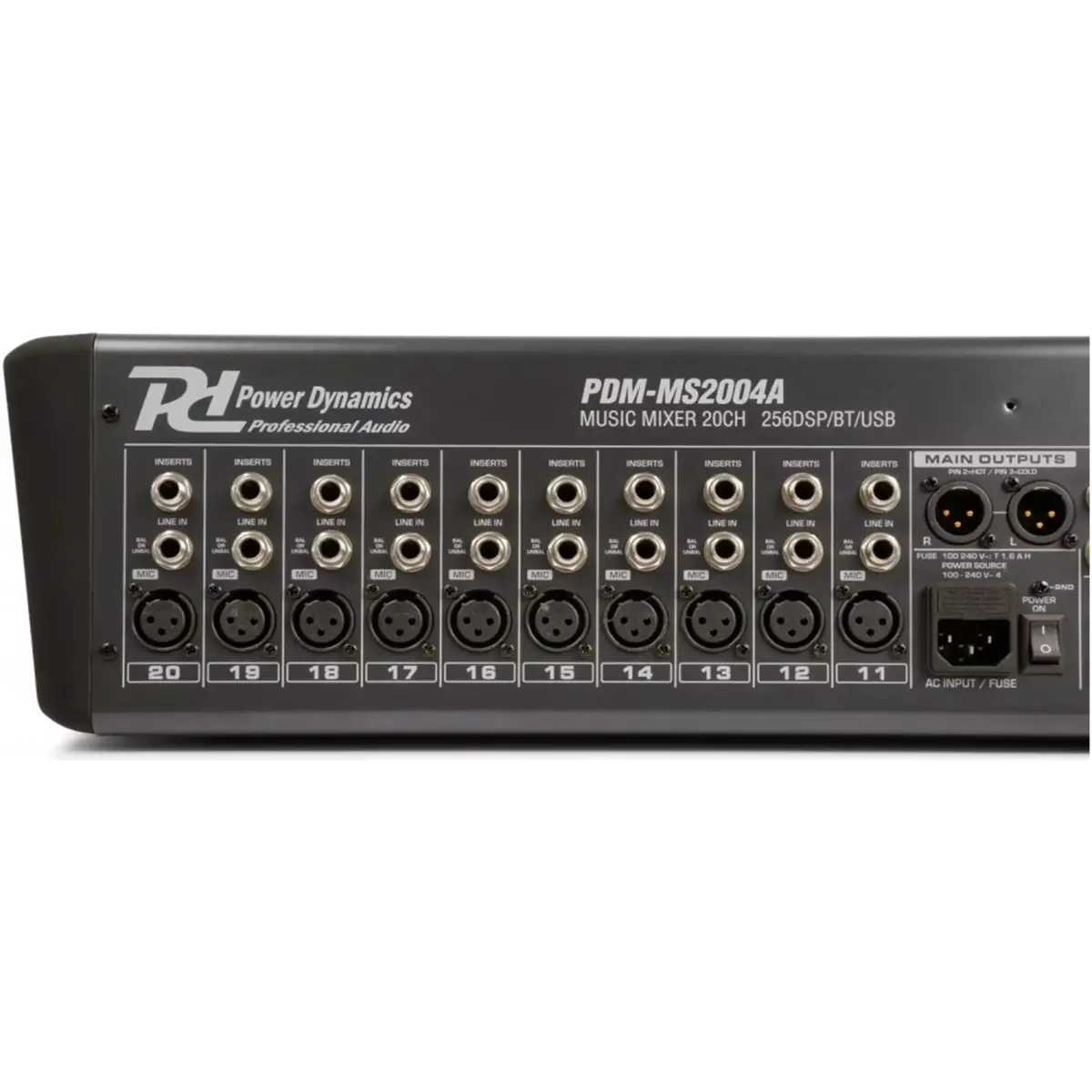 Power Dynamics - Pdm - S2004 Stage Mixer With DSP/BT/USB/MP3 - Image 7