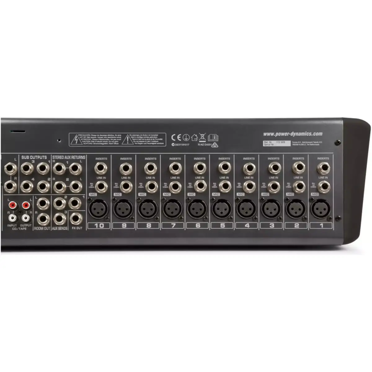 Power Dynamics - Pdm - S2004 Stage Mixer With DSP/BT/USB/MP3 - Image 8